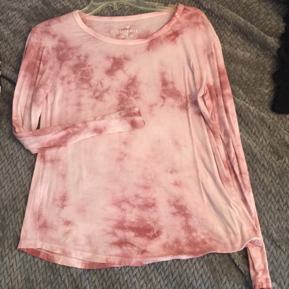 American eagle pink tie dye